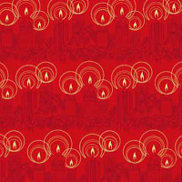 Candle Glow Red Patterned Gift Wrap Candle Glow Red Patterned Gift Wrap