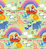 Noah's Ark Patterned Gift Wrap Noah's Ark Patterned Gift Wrap