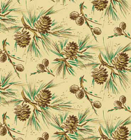 Pinecones On Kraft Patterned Gift Wrap Pinecones On Kraft Patterned Gift Wrap