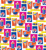 Here Comes Baby Patterned Gift Wrap Here Comes Baby Patterned Gift Wrap