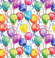 Balloons & Ribbons Patterned Gift Wrap Balloons & Ribbons Patterned Gift Wrap