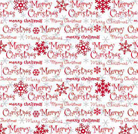 Merry Christmas Script Patterned Gift Wrap Merry Christmas Script Patterned Gift Wrap