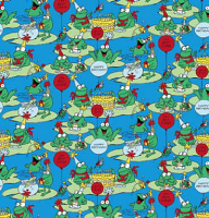 Oh Boy Cake Patterned Gift Wrap Oh Boy Cake Patterned Gift Wrap
