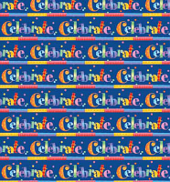 Celebrate Patterned Gift Wrap Celebrate Patterned Gift Wrap