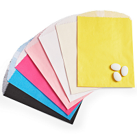 Gourmet Bags with Glassine Lining - 9 colors & 3 sizes available - Serrated Edge Top