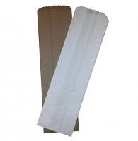 Bread & Liquor Bags - Recycled Natural Kraft & White Kraft in 3 sizes