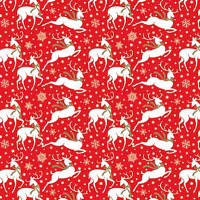 Golden Reindeer Patterned Gift Wrap Golden Reindeer Patterned Gift Wrap