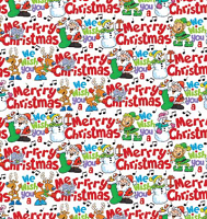 Merry Wishes Patterned Gift Wrap Merry Wishes Patterned Gift Wrap