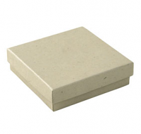 2-Piece Jewelry Boxes, Padded - Oatmeal Groove  2-Piece Jewelry Boxes, Padded - Oatmeal Groove